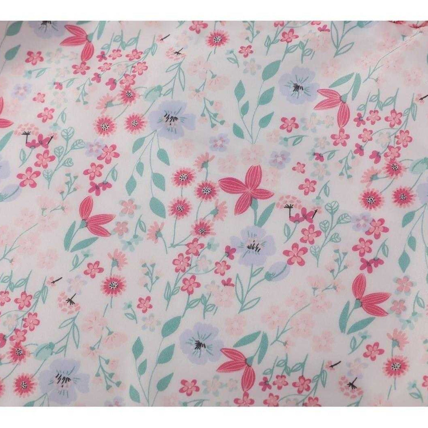 Pink - Side - Firetrap Girls Floral Jacket
