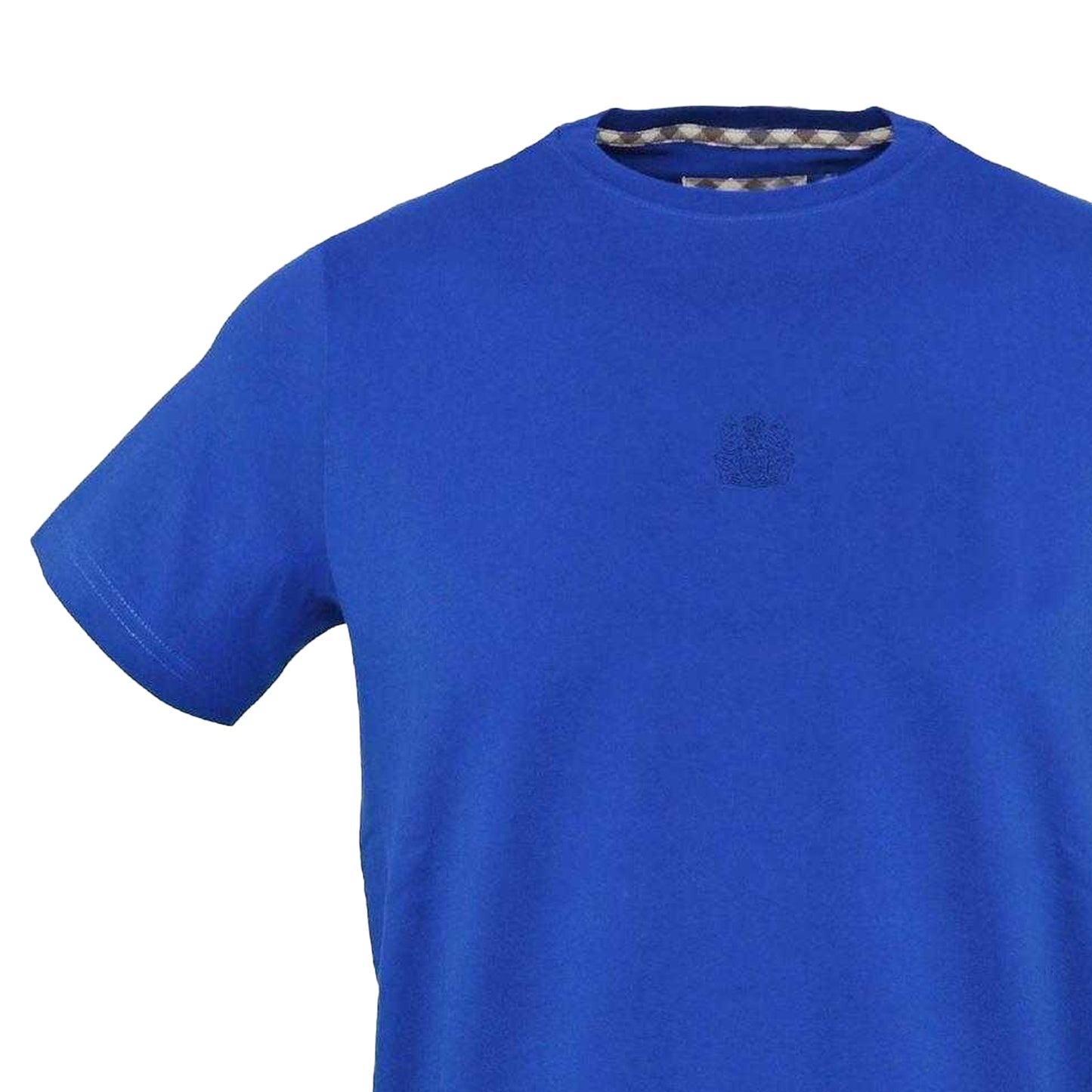 Sky - Side - Aquascutum Mens Logo Cotton T-Shirt