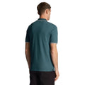 Green-White - Back - Lyle & Scott Mens Tipped Polo Shirt