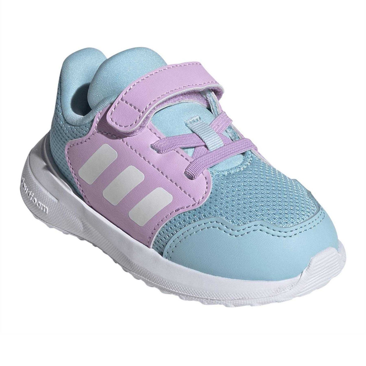 Blue-White-Lilac - Pack Shot - Adidas Toddler Tensaur Run 3.0 Cloudfoam Shoes
