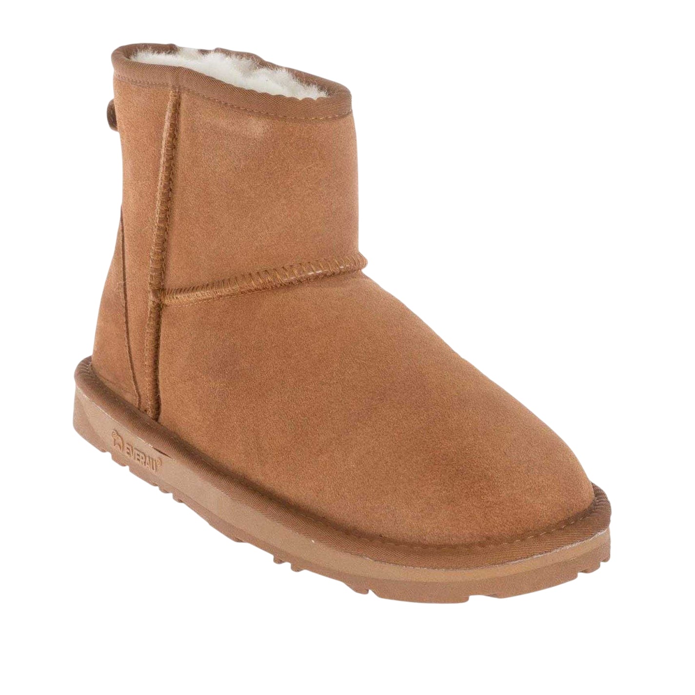 Chestnut - Lifestyle - EverAu Womens-Ladies Finch Ultra Cow Suede Ankle Boots