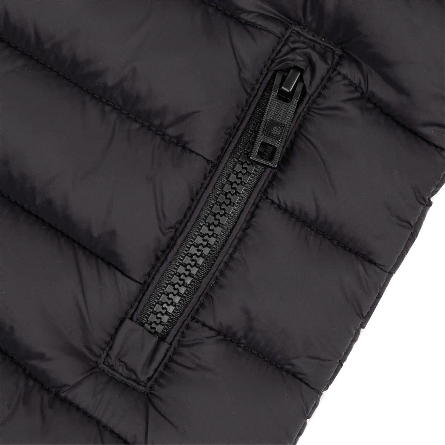 Black - Lifestyle - SoulCal Girls Bubble Hooded Puffer Jacket