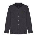 Black - Front - Lyle & Scott Mens Denim Button-Down Shirt