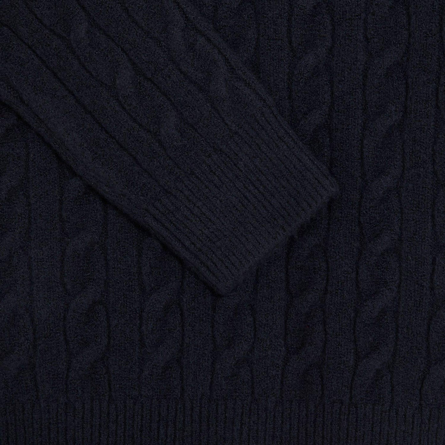 Navy - Lifestyle - Lyle & Scott Childrens-Kids Cable Knit Crew Neck Sweatshirt