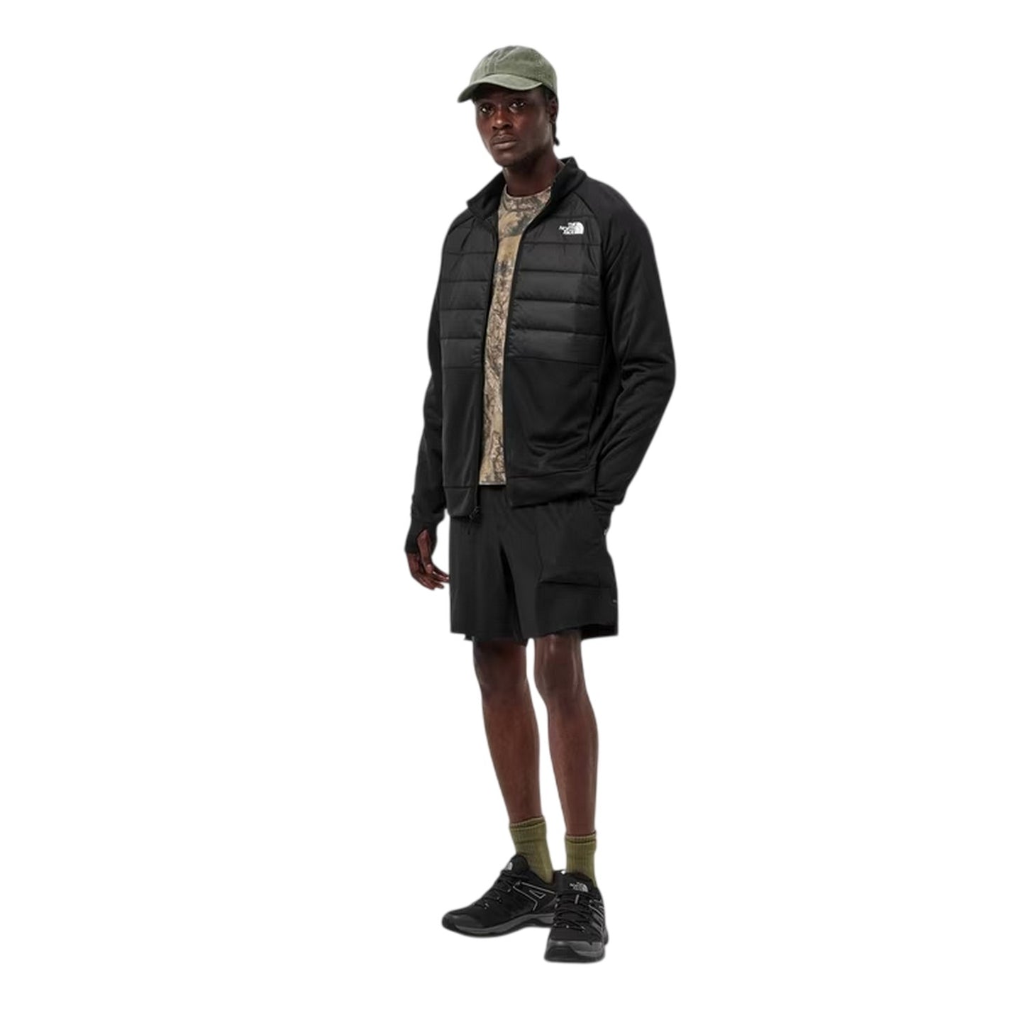 Black - Lifestyle - The North Face Mens Reaxion Regular Hybrid Jacket