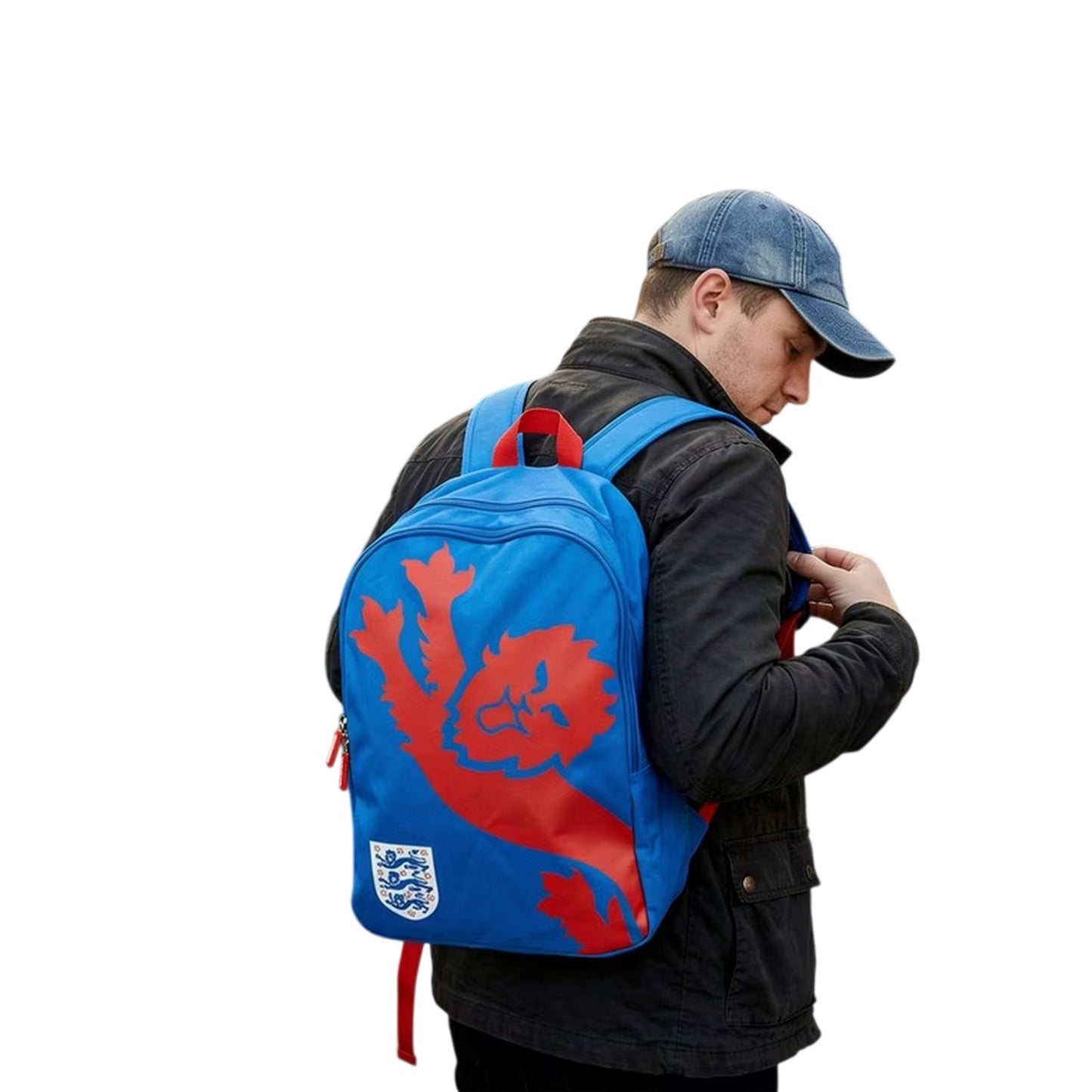Blue-Red - Side - England FA Lion 16L Backpack