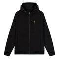 Black - Front - Lyle & Scott Mens Fleece Lined Soft Shell Jacket