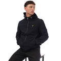 Navy - Lifestyle - Lyle & Scott Mens Fleece Lined Soft Shell Jacket