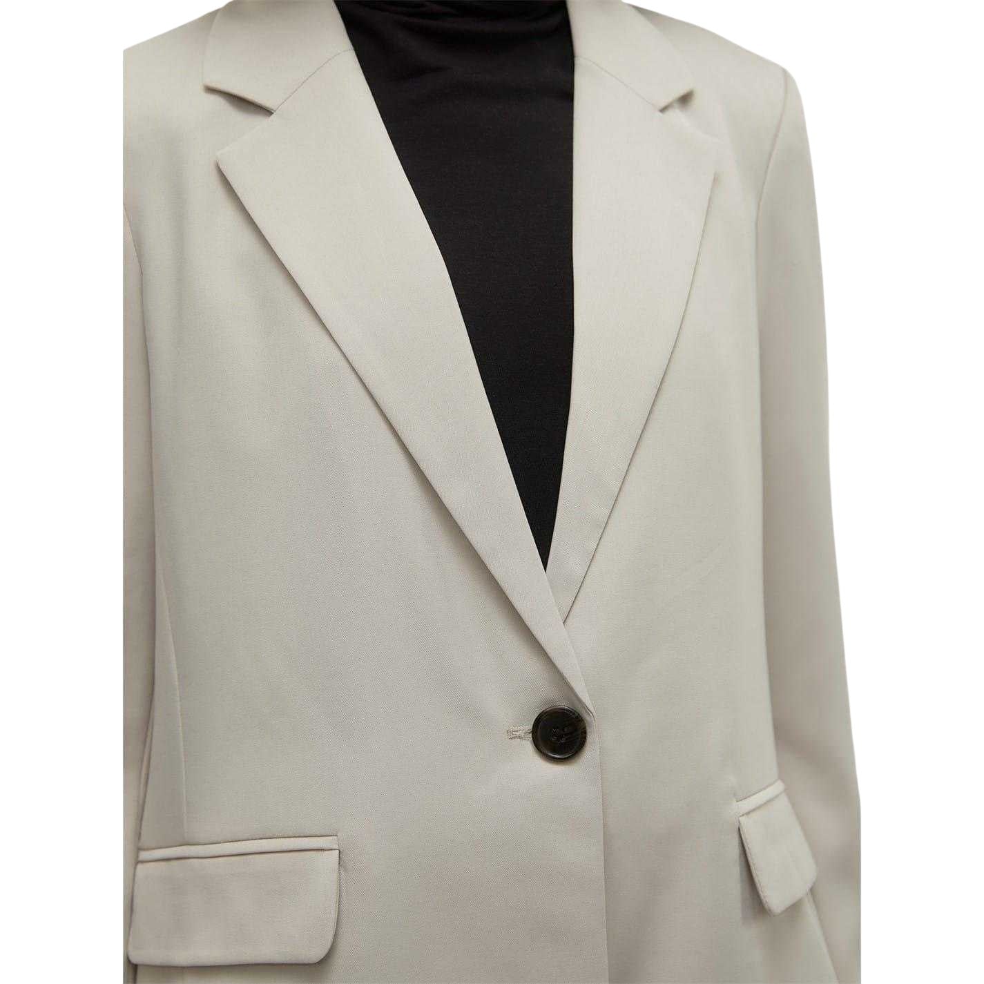 Silver - Pack Shot - Vero Moda Womens-Ladies Vmrita Blazer