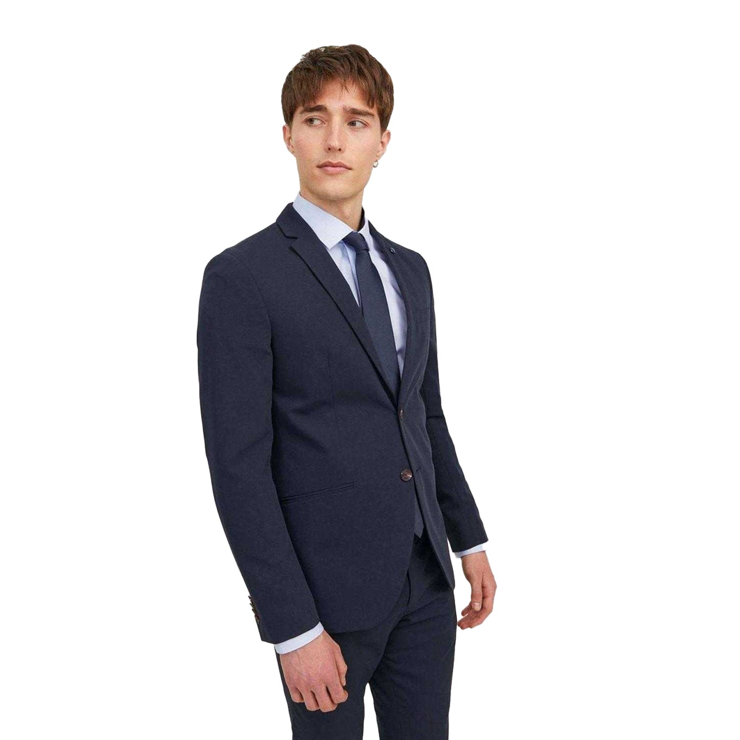 Navy Blazer - Lifestyle - Jack And Jones Mens Plain Tie