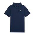 Navy - Front - Lyle & Scott Childrens-Kids Plain Polo Shirt