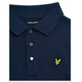 Navy - Back - Lyle & Scott Childrens-Kids Plain Polo Shirt