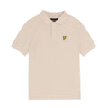 Beige - Front - Lyle & Scott Childrens-Kids Plain Polo Shirt