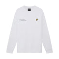 White - Front - Lyle & Scott Mens Co-Ordinate Print Crew Neck Sweatshirt
