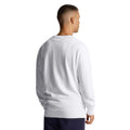 White - Back - Lyle & Scott Mens Co-Ordinate Print Crew Neck Sweatshirt
