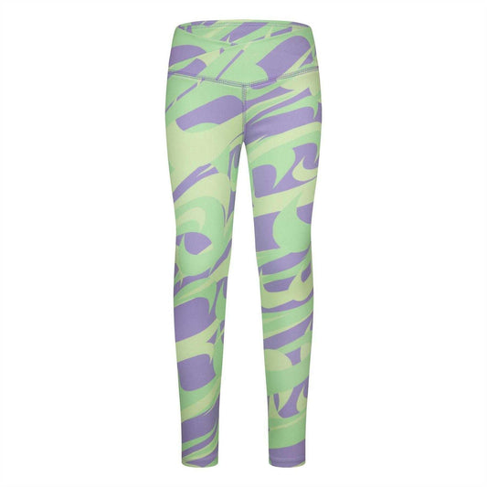 Hydrangea - Front - Nike Girls Prep In Your Step Abstract Leggings