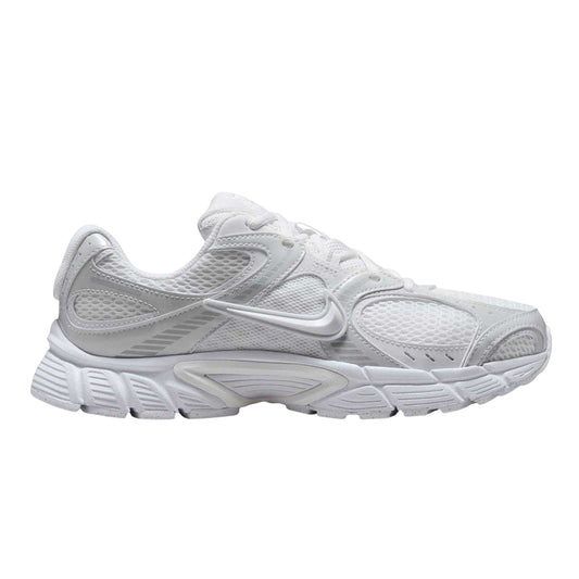 White-Silver - Front - Nike Mens Vomero Run 5 Mesh Trainers