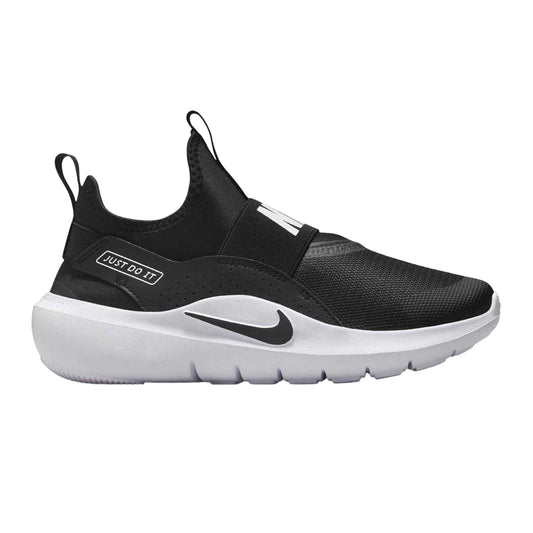 Black-White - Front - Nike Childrens-Kids Runner 4 Trainers