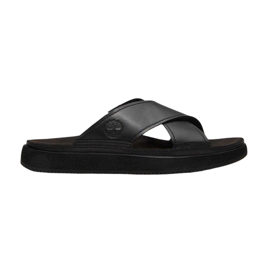 Black - Front - Timberland Mens Casco Cove X Flat Sandals