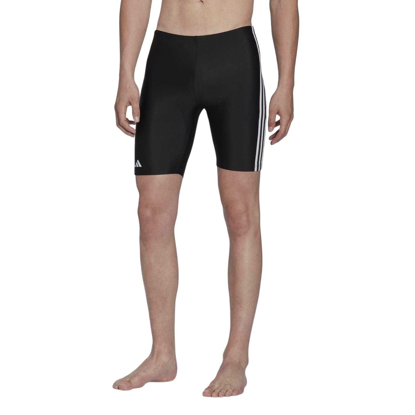 Black - Lifestyle - Adidas Mens Primeblue 3 Stripes Swimming Trunks