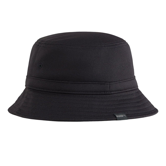 Black - Back - Puma Unisex Adult Premium Essential Logo Bucket Hat