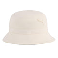 White - Front - Puma Unisex Adult Premium Essential Logo Bucket Hat