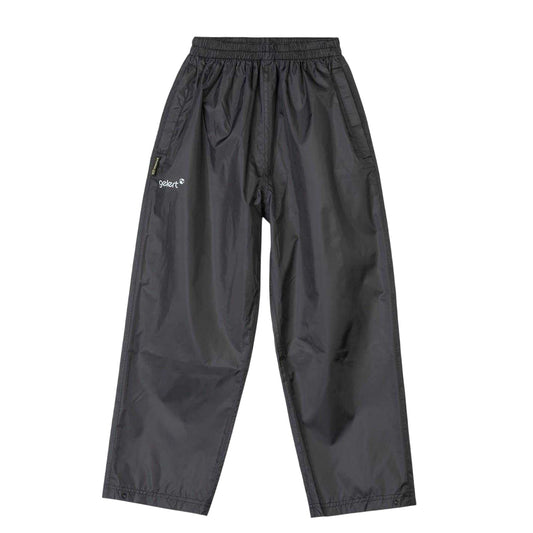 Black - Front - Gelert Childrens-Kids Logo Packable Trousers