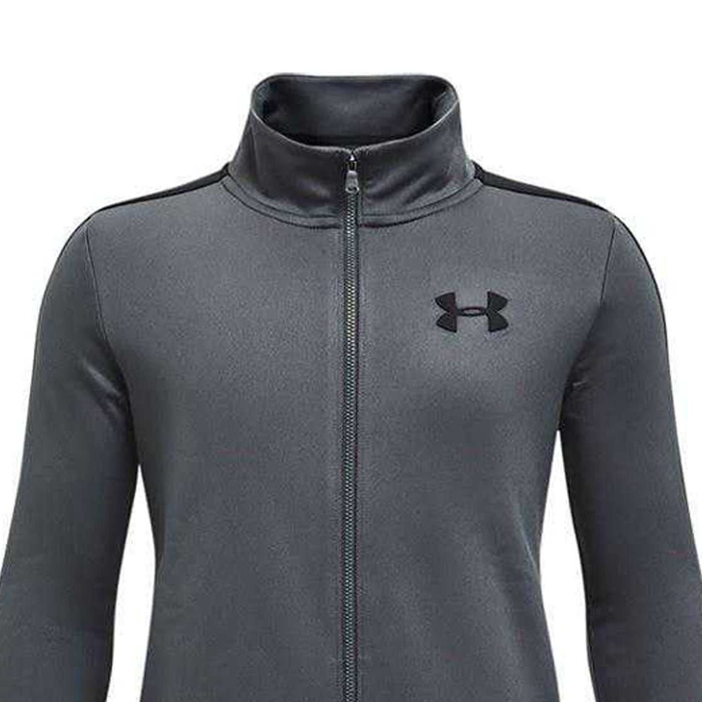Frost Gray - Side - Under Armour Boys Rival Loose Tracksuit Set