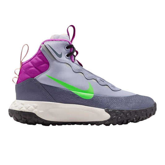 Ghost-Green-Black - Front - Nike Childrens-Kids Terrascout Leather Trainers