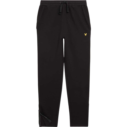 Black - Front - Lyle & Scott Childrens-Kids Straight Tracksuit Bottoms