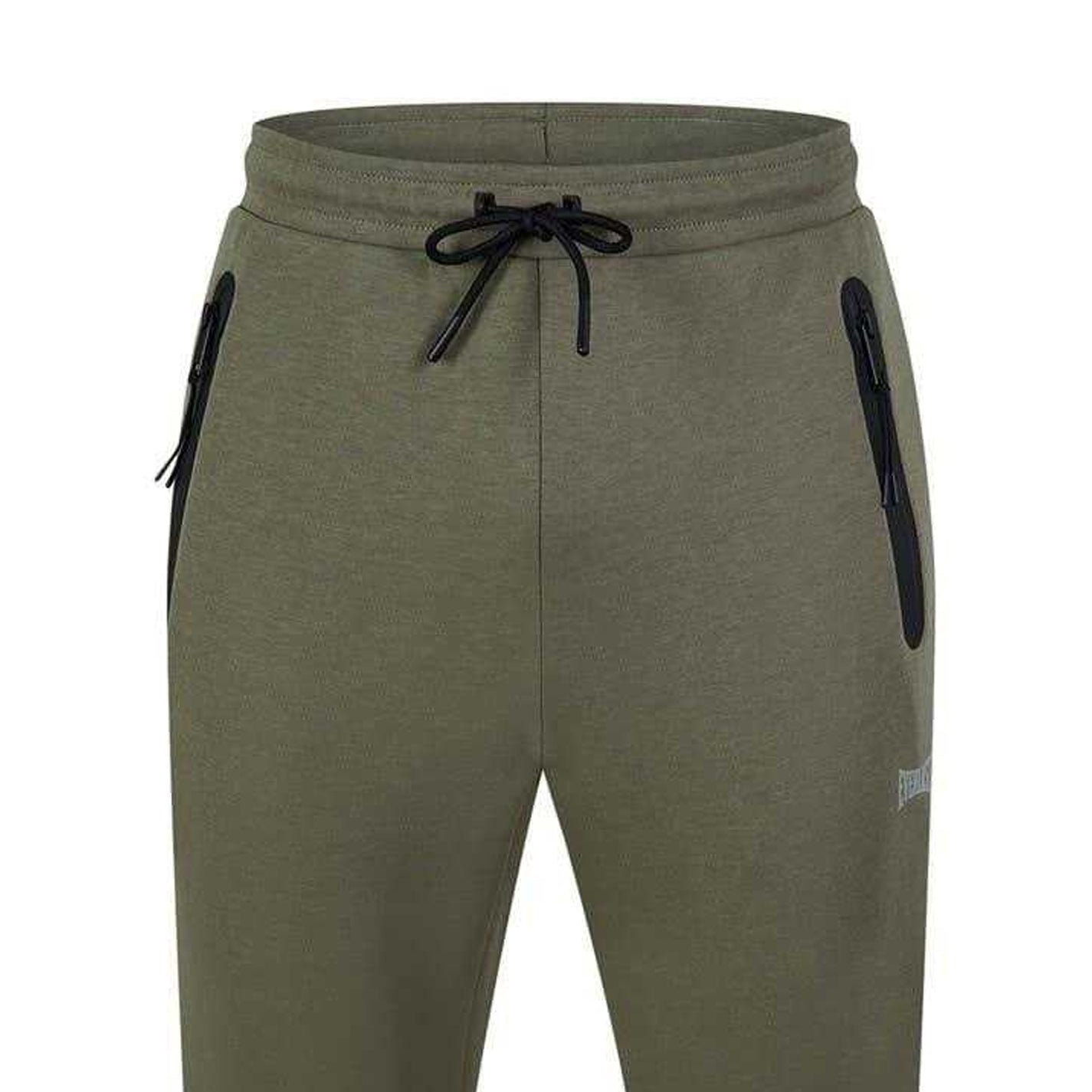 Khaki - Side - Everlast Mens Elite Narrow Joggers