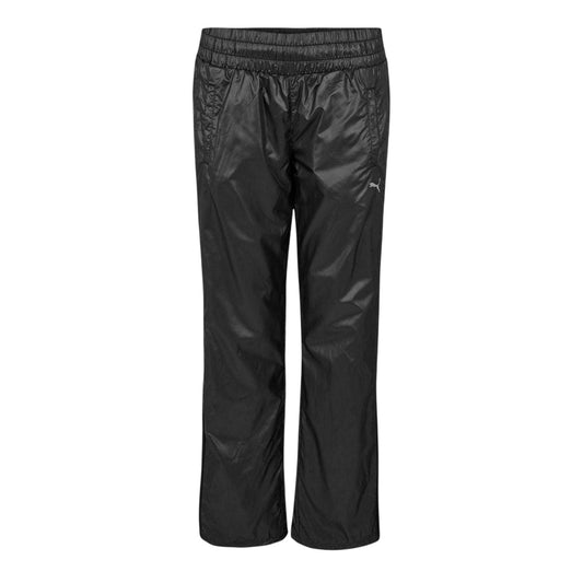 Black - Front - Puma Womens-Ladies Fleece Lined Jogging Bottoms