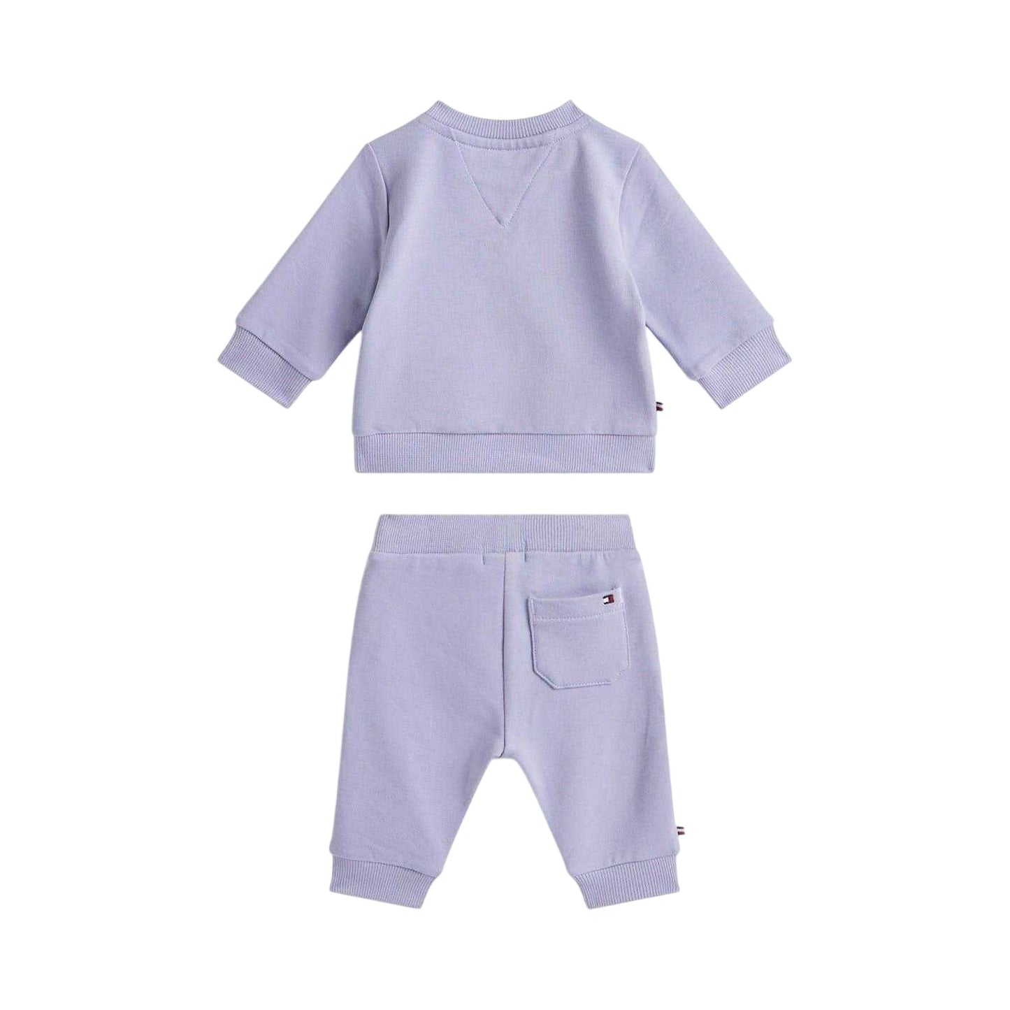 Dusk - Back - Tommy Hilfiger Childrens-Kids Lettering Sweatshirt & Jogging Bottoms Set