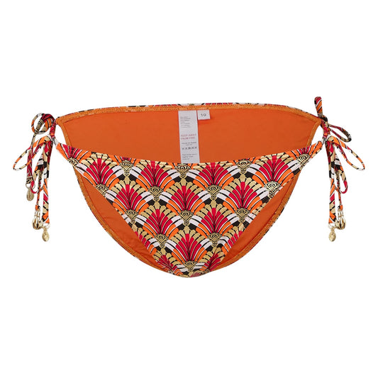 Deco Rose - Front - Biba Womens-Ladies Geometric Bikini Bottoms