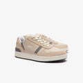 Off White - Back - Lacoste Mens T-Clip Leather Trainers