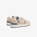 Off White - Side - Lacoste Mens T-Clip Leather Trainers