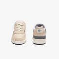 Off White - Pack Shot - Lacoste Mens T-Clip Leather Trainers