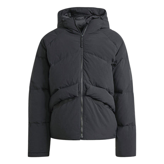 Black - Front - Adidas Mens Puffer Jacket