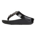 Black - Back - Fit Flop Womens-Ladies Rumba Ombre Toe Post Sandals