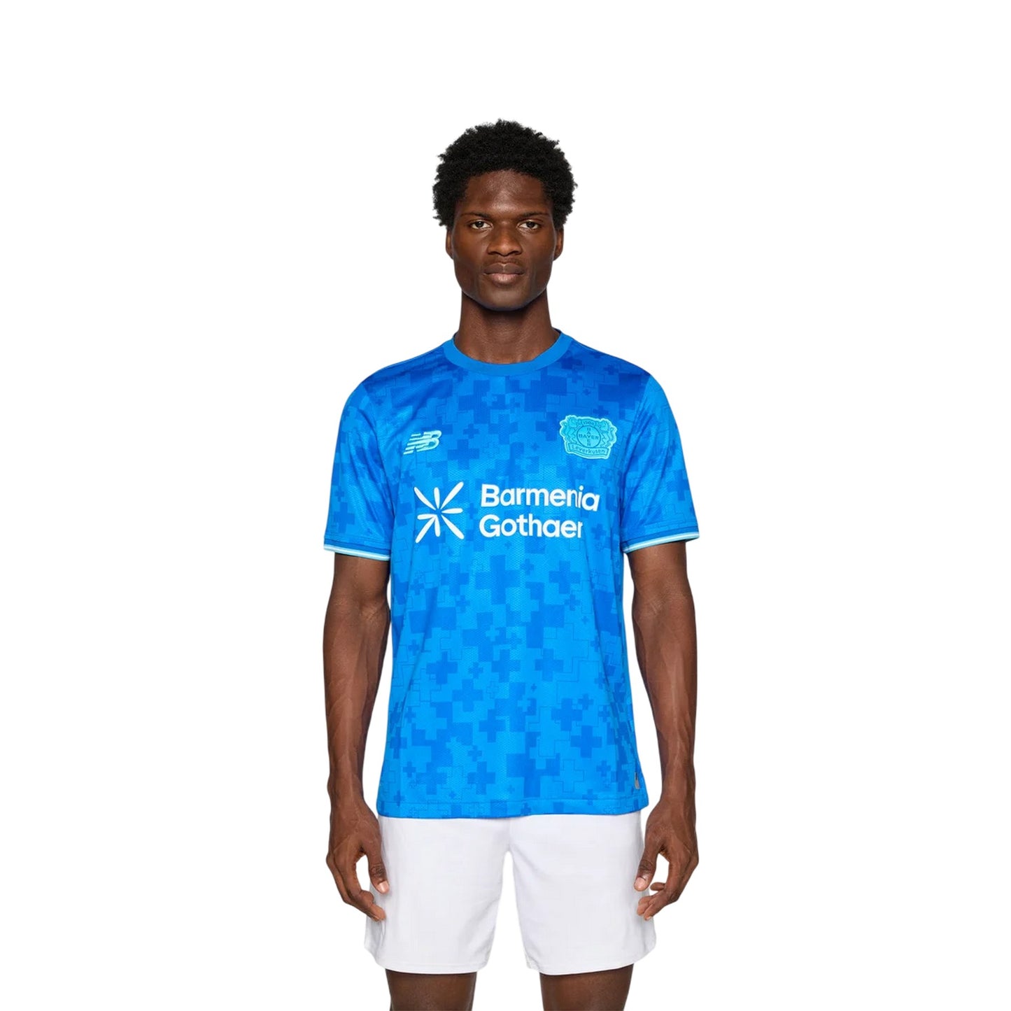Blue - Lifestyle - New Balance Mens Bayer Leverkusen 25-26 Football Shirt