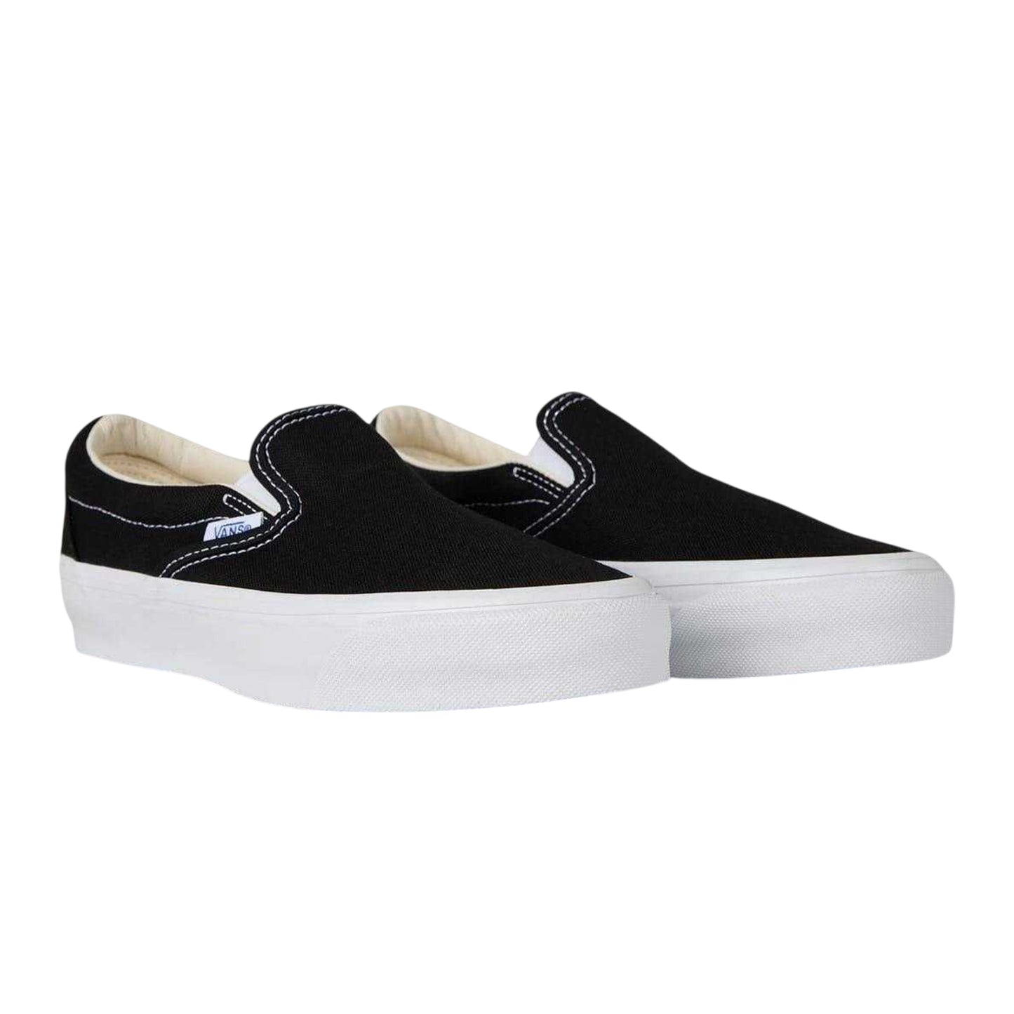 Black-White - Lifestyle - Vans Unisex Adult Reissue 98 Slip-on Platform Shoes