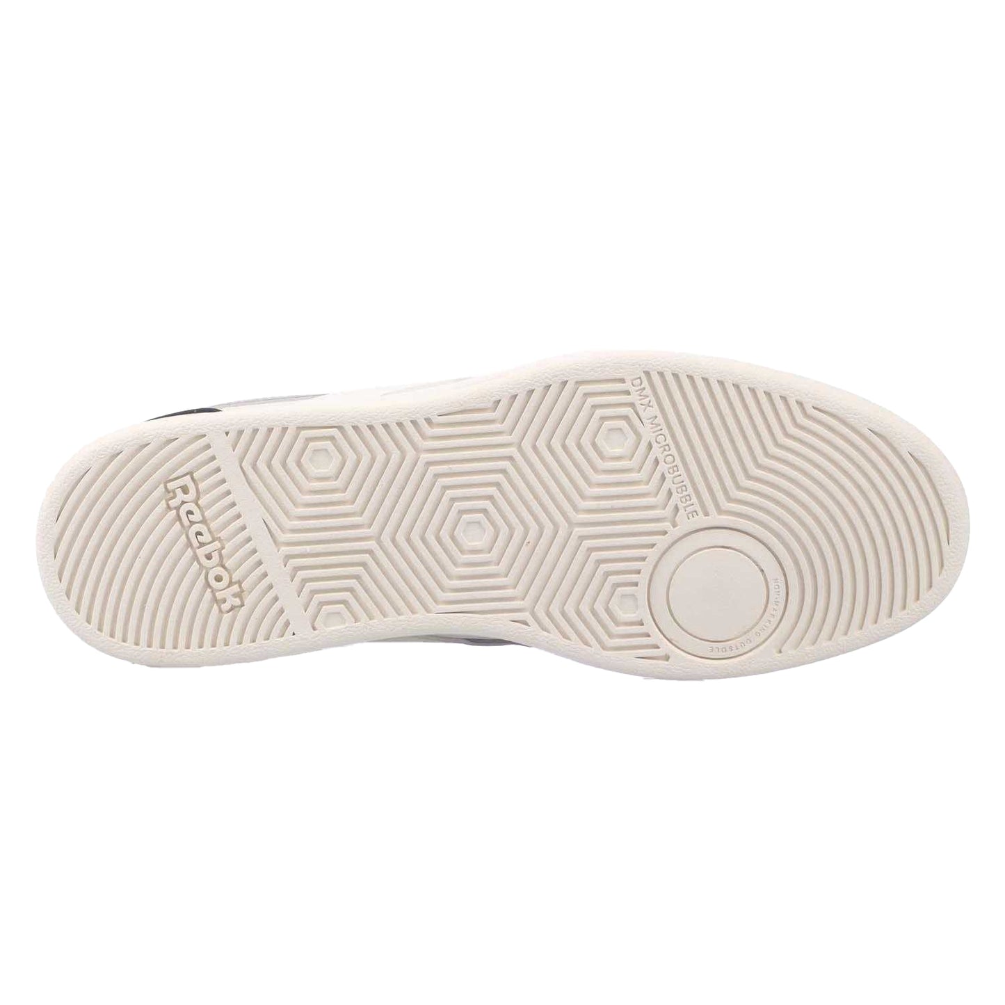 White-Grey - Pack Shot - Reebok Mens Advance Leather Court Trainers