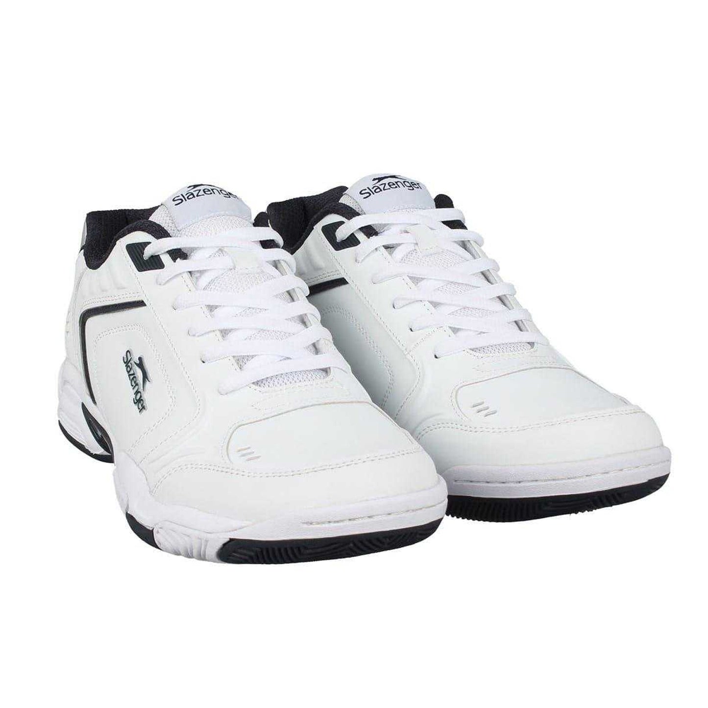 White-Navy - Pack Shot - Slazenger Mens Tennis Shoes