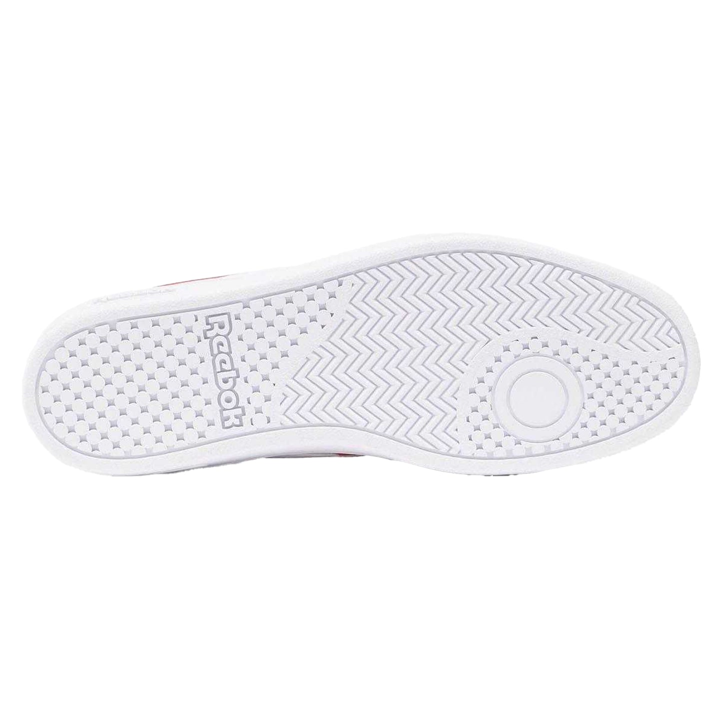 White-Red - Pack Shot - Reebok Unisex Adult Retro Synthetic Leather Court Trainers