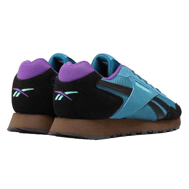 Blue - Back - Reebok Unisex Adult Glide Suede Trainers