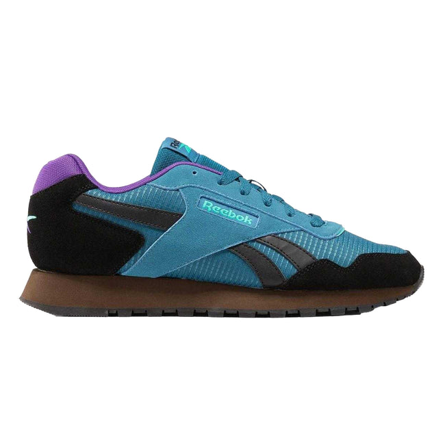 Blue - Side - Reebok Unisex Adult Glide Suede Trainers