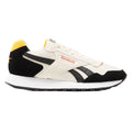 White-Black - Side - Reebok Unisex Adult Glide Suede Trainers