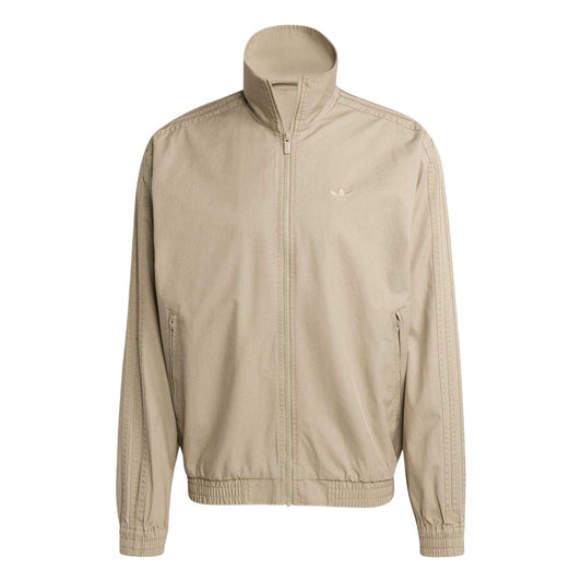 Brown - Front - Adidas Mens Firebird Three Strikes Track Jacket