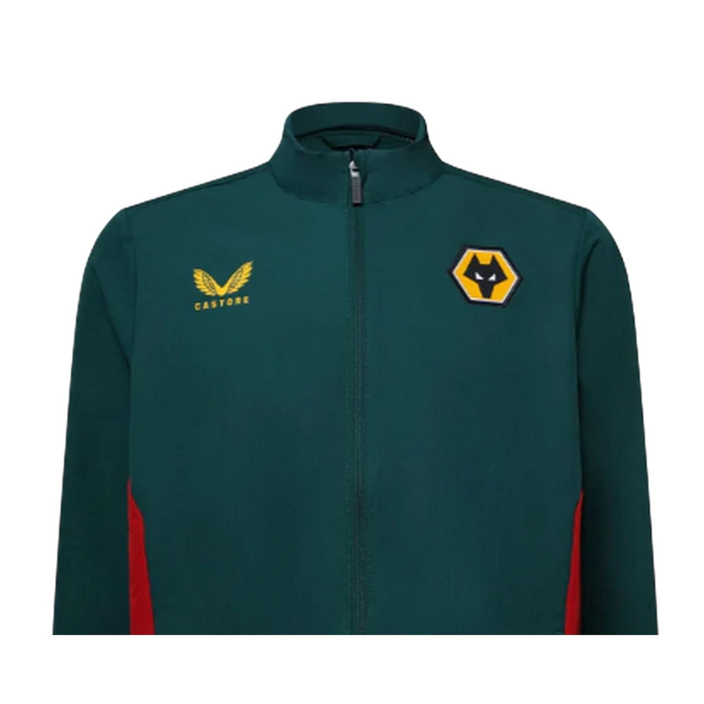 Botanical Garden-Red - Side - Castore Mens Wolverhampton Wanderers FC Anorak