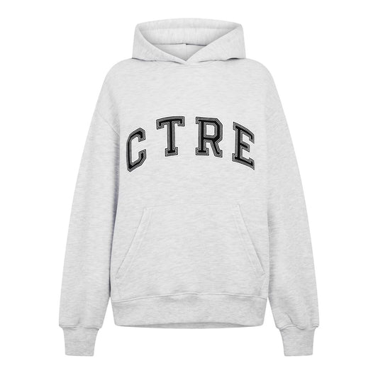 Grey - Front - Couture Club Womens-Ladies Oversized Hoodie